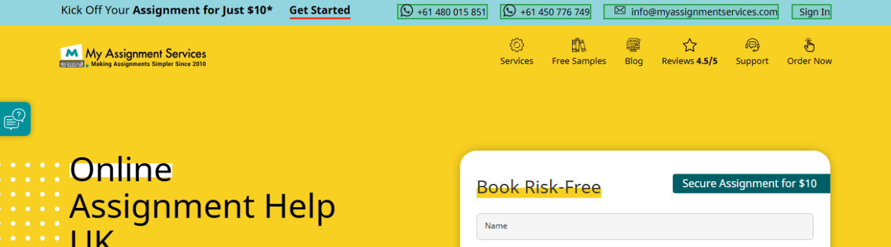 My Assignment  Services Uk