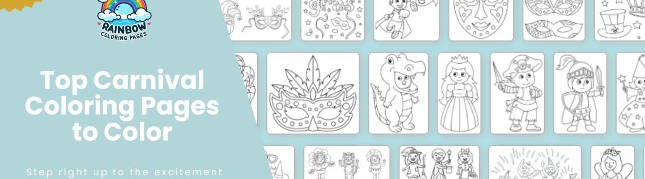 Rainbow Coloring Pages