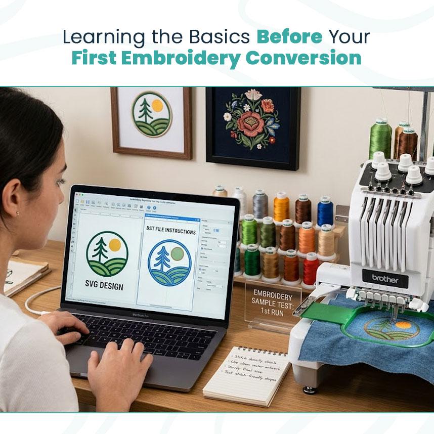 Learning the Basics Before Your First Embroidery Conversion
